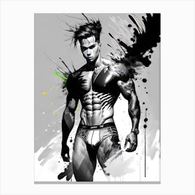 Bodybuilder Canvas Print