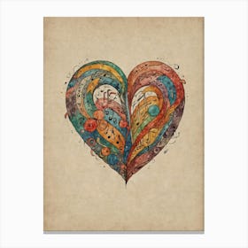 Heart Of Music 22 Canvas Print