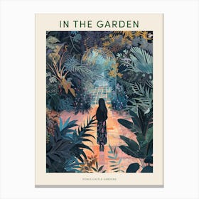 In The Garden Poster Powis Castle Gardens United Kingdom 2 Canvas Print