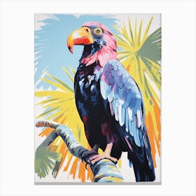 Colourful Bird Painting California Condor 4 Canvas Print