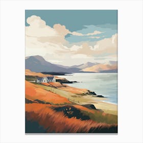 Isle Of Skye Scotland 2 Hiking Trail Landscape Canvas Print