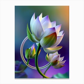 Lotus Flower 154 Canvas Print