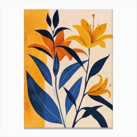 Yellow Lily Canvas Print