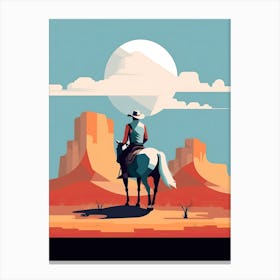 Frontier Dreams: Cowboy's Legacy Canvas Print