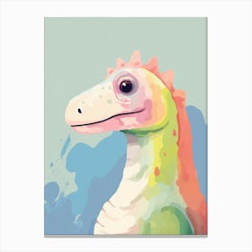 Colourful Dinosaur Saltasaurus 2 Canvas Print