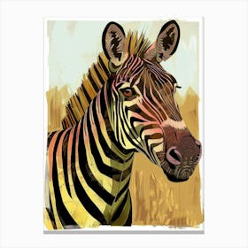 Zebra 30 Canvas Print