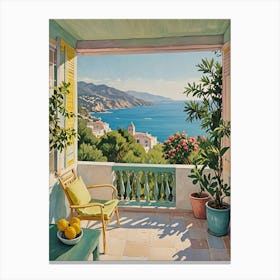 View From The Porch Canvas Print