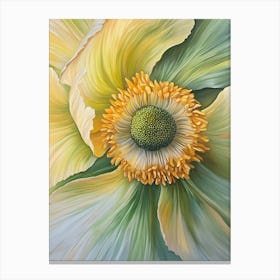 Yellow Poppy Canvas Print