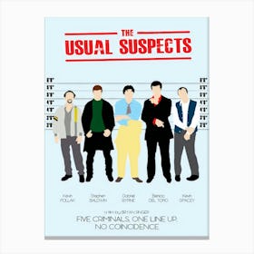 The Usual Suspects Film Canvas Print