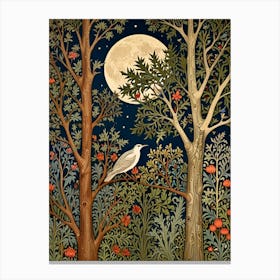 William Morris Moonlight In The Woods 89 Canvas Print