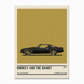 Smokey And The Bandit Car Movie Canvas Print