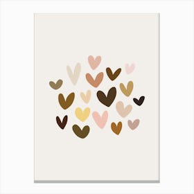 All Hearts Together Canvas Print