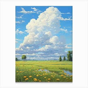 Cloudy Sky 4 Canvas Print