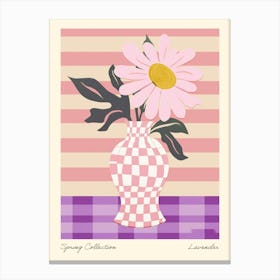 Spring Collection Lavender Flower Vase 2 Canvas Print