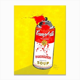 Spraysoup | Warhol style Canvas Print