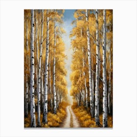 Autumn Road Canvas Print