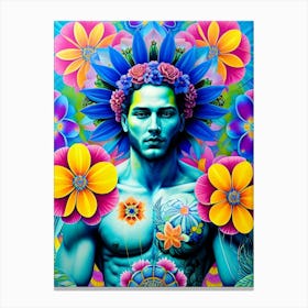 Psychedelic Man 3 Canvas Print