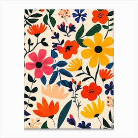 Floral Pattern 3 Canvas Print