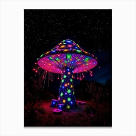 Mushroom Art Canvas Print