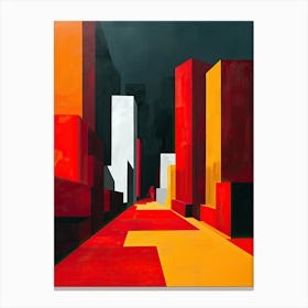 Cityscape, Minimalism Canvas Print