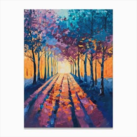 Sunset Road 2 Canvas Print