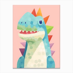 Colourful Dinosaur Euoplocephalus 1 Canvas Print