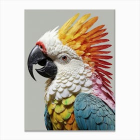 Colorful Parrot 4 Canvas Print