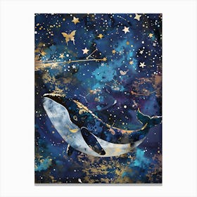 Whale In The Sky 6 Canvas Print