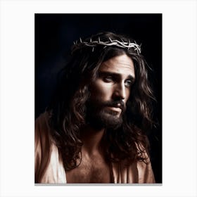 Color Photograph Of Jesus Christ Canvas Print