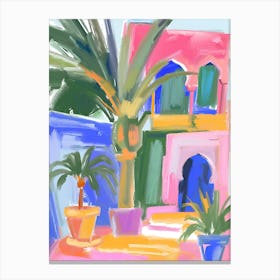 Marrakech House Canvas Print