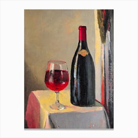 Gamay Rosé 1 Oil Painting Cocktail Poster Canvas Print
