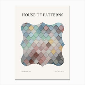 Tile Pattern Poster 17 Canvas Print