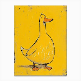 Yellow Mallard Duck 2 Canvas Print