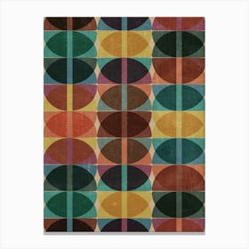 Warm Abstract Pattern Canvas Print