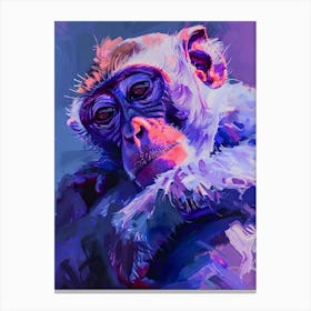 Monkey Painting Canvas Print