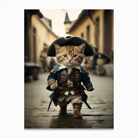 Pirate Cat Canvas Print