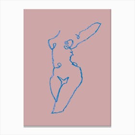 Pink Nude Canvas Print