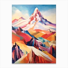Mount Washington Usa 4 Mountain Painting Canvas Print