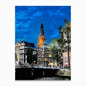 Amsterdam At Dusk 1 Canvas Print