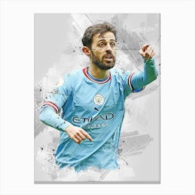 Bernardo Silva Manchester City Canvas Print