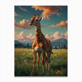 Giraffe 69 Canvas Print