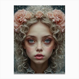 Portrait of a magical fairy 2 Canvas Print