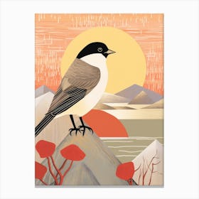 Bird Illustration Common Tern 1 Canvas Print