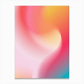 Pink Soft Aesthetic Aura Gradient Minimalist Background 1 Canvas Print