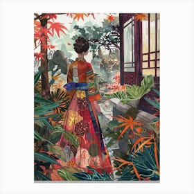 In The Garden Yuyuan Garden China 4 Canvas Print
