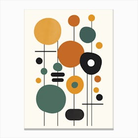 Mid Century Modern Abstract 22 Canvas Print