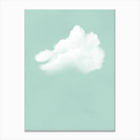 Cloud Sky Green Canvas Print