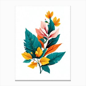 Colorful Leaves 2 Canvas Print