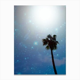 Urban Palms Canvas Print