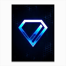 Diamond Rocket League Canvas Print